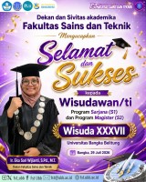 Rapat Senat Terbuka Universitas Bangka Belitung Gelar Wisuda ke-XXXVII, Luluskan 431 Wisudawan