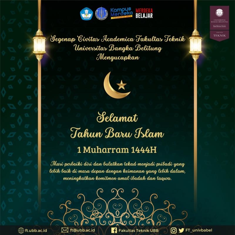 Selamat Tahun Baru Islam 1 Muharram 1444H